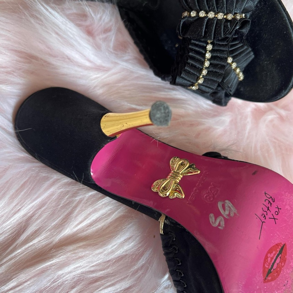 90s / 2000s vintage Betsey Johnson mule heels 💋 - Picture 4 of 8
